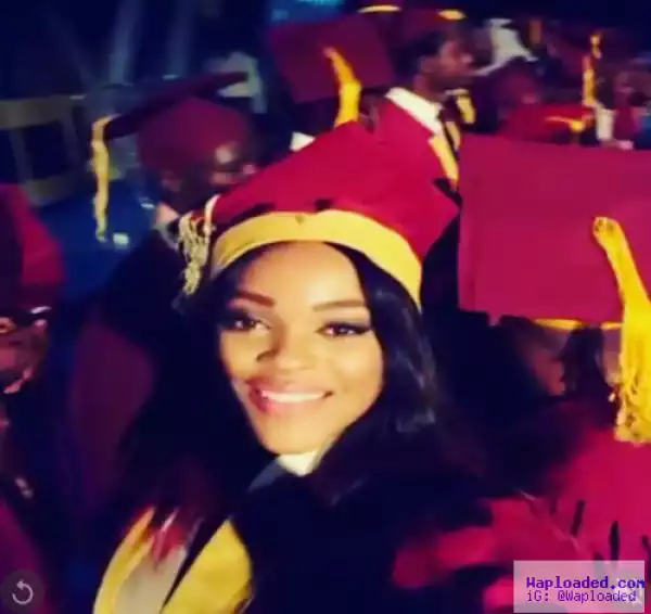 Photos: Ex-beauty queens, Adaeze Yobo and Stephanie Uche, graduate from their church